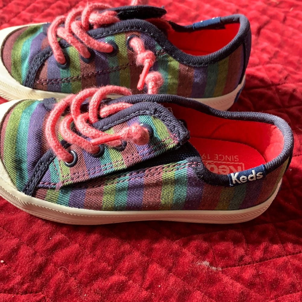 Keds rainbow sneakers. Toddler 7M
